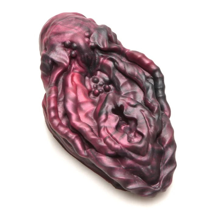 Textured Alien Vulva Shaped Silicone Grinder by Creature Cocks