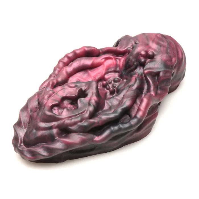 Textured Alien Vulva Shaped Silicone Grinder by Creature Cocks