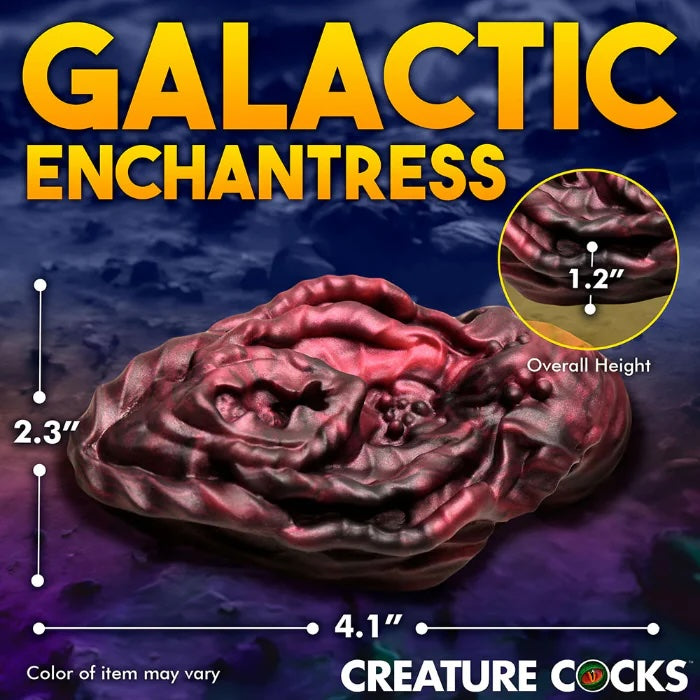 Textured Alien Vulva Shaped Silicone Grinder by Creature Cocks