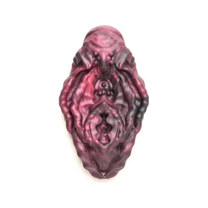 Textured Alien Vulva Shaped Silicone Grinder by Creature Cocks