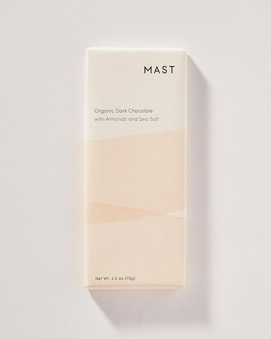 Organic Dark Chocolate with Almonds and Sea Salt