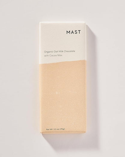 Organic Oat Milk Chocolate Bar with Cocoa Nibs