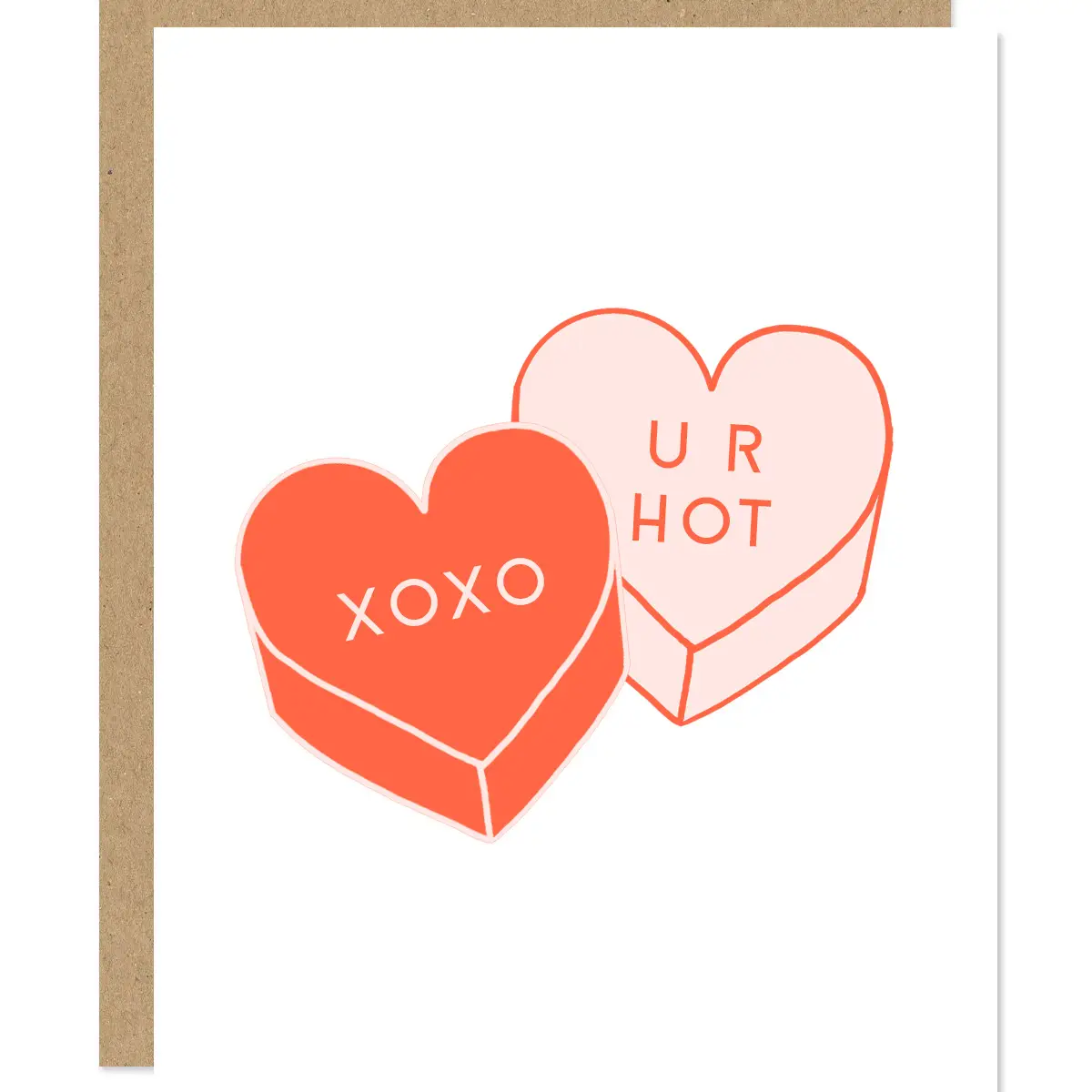 Candy Hearts Card