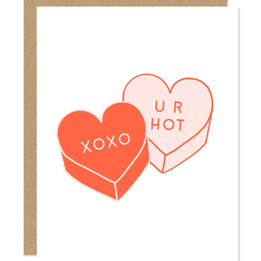 Candy Hearts Card
