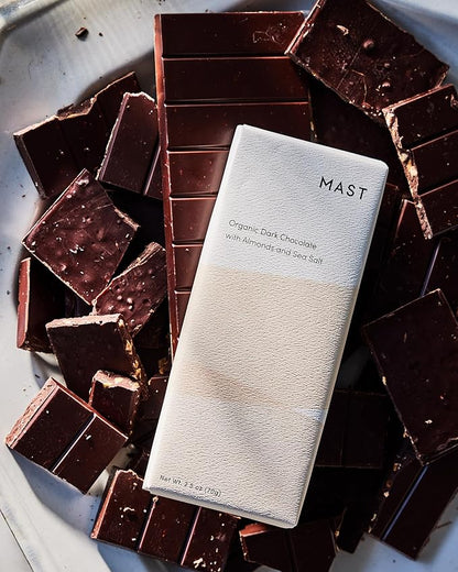 Organic Dark Chocolate with Almonds and Sea Salt