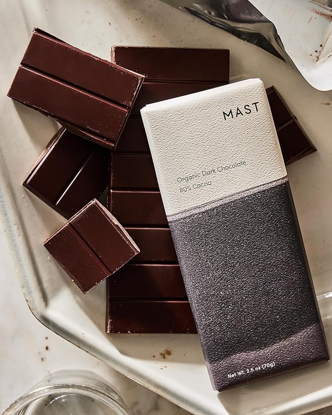 Organic Dark Chocolate Bar 80% Cacao