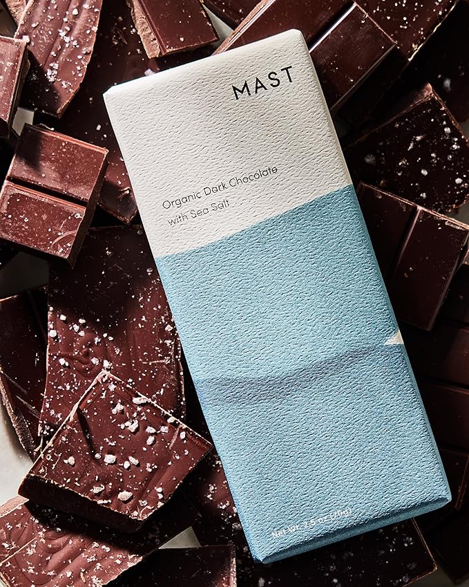 Organic Dark Chocolate Bar with Sea Salt