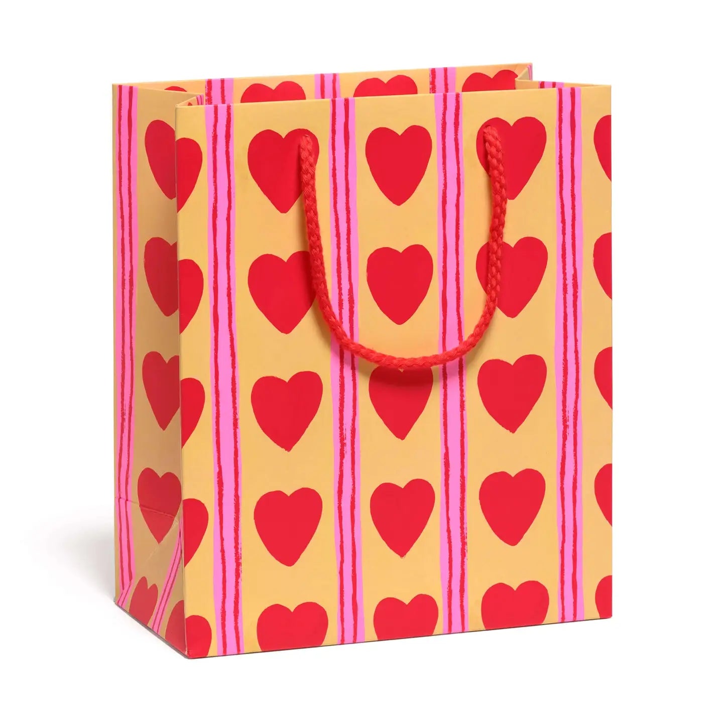 Hearts & Stripes Medium Gift Bag
