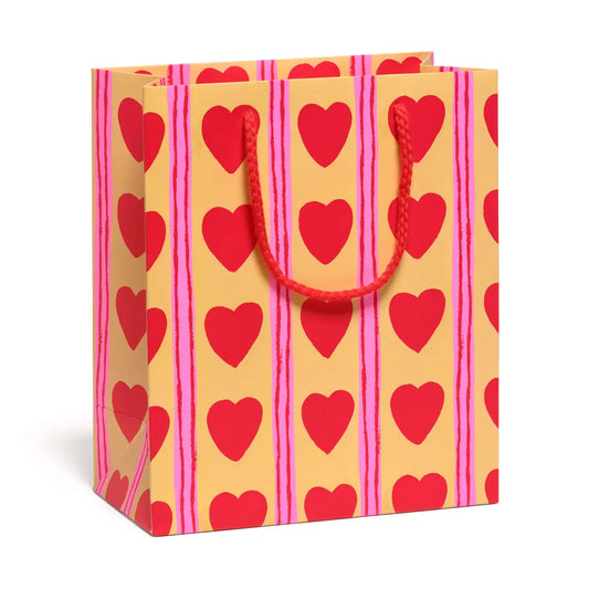 Hearts & Stripes Medium Gift Bag
