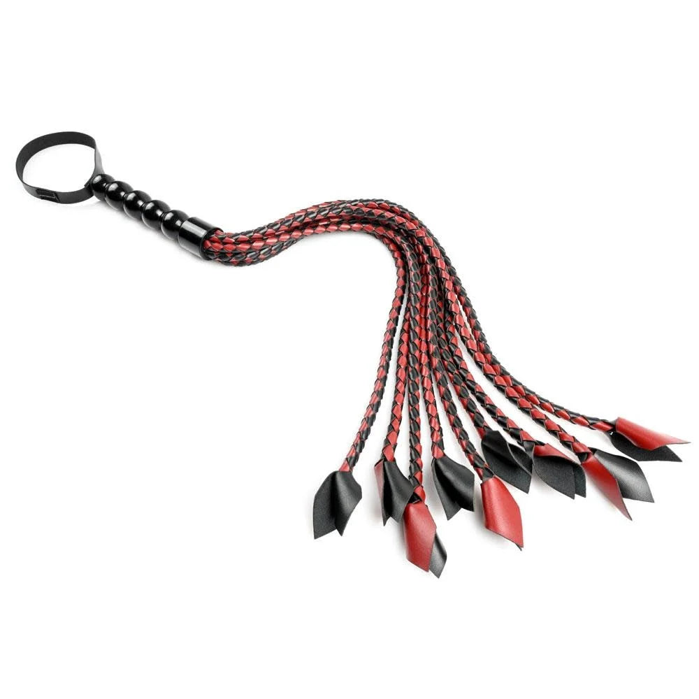Saffron Braided Flogger by Sportsheets